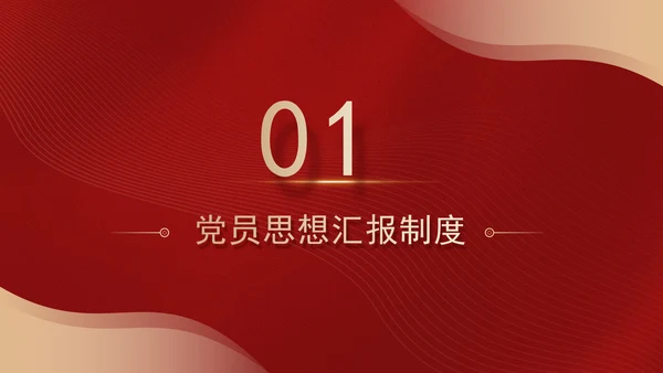 2024党支部标准化规范化思想汇报制度和谈心制度党课ppt