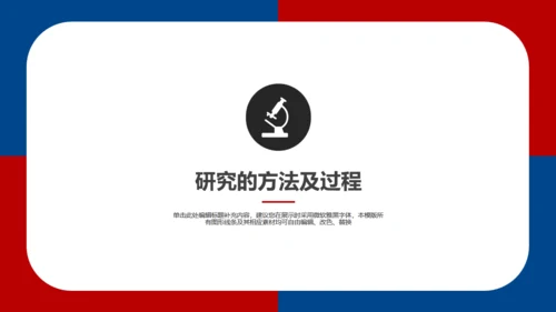 厦门大学红蓝论文答辩通用PPT模板