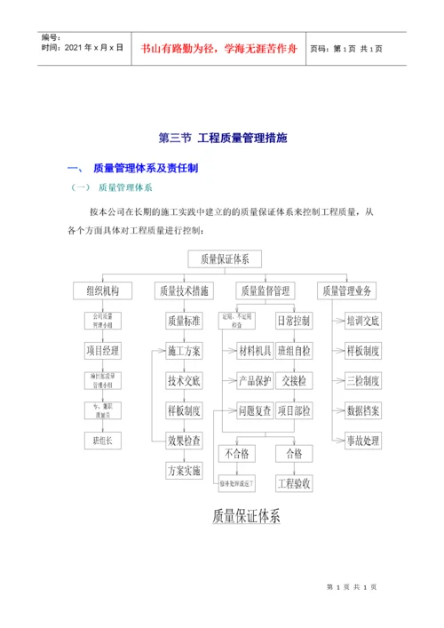 质量保证措施方案(已审核).docx