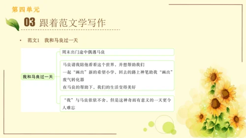 统编版语文四年级上册2024-2025学年度第四单元习作： 我和   过一天（课件）