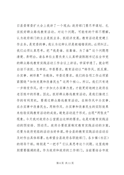 县政府办公室调研领导讲话 (2).docx