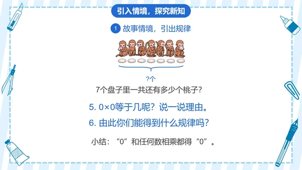 人教版三年级数学多位数乘一位数第六课时PPT模板