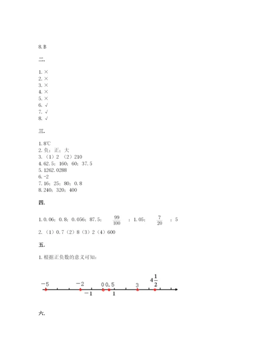 青岛版六年级数学下册期末测试题及完整答案【夺冠】.docx