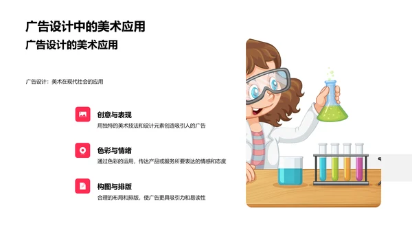 美术历史与应用教学PPT模板