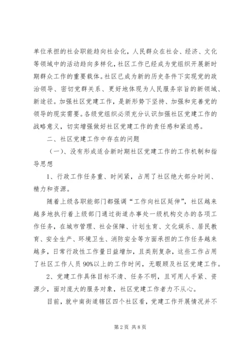 新时期社区党建工作研究.docx