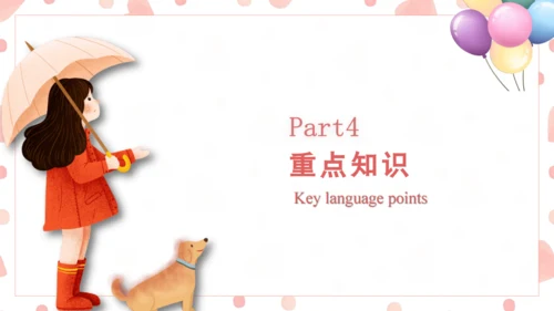 Unit9 Can you come to my party单元复习课件【人教（2024秋）八上英语