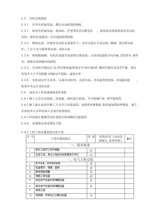 苯乙烯装置重油催化裂化装置热联合改造电气施工实施技术方案书电动、照明、接地部分