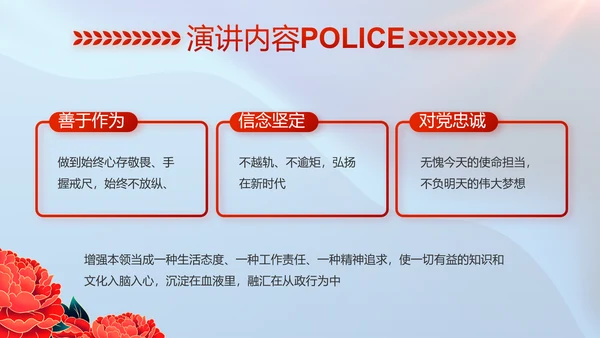 公安喜迎二十大忠诚保平安演讲PPT