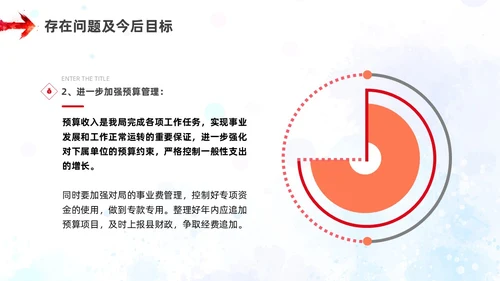 红色橙色水彩风财务年终工作总结ppt模板年终总结