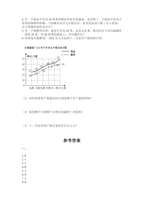 小学六年级升初中模拟试卷【名师系列】.docx