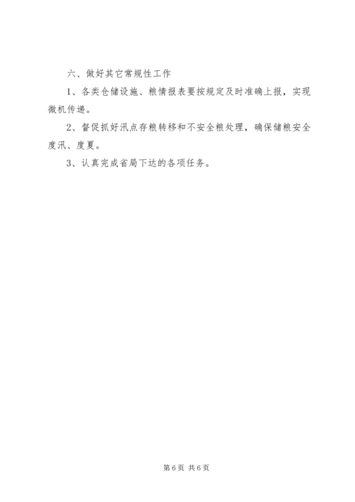 市粮食局仓储工作计划.docx