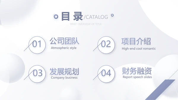 大气创意医美机构商业计划书活动策划PPT模板