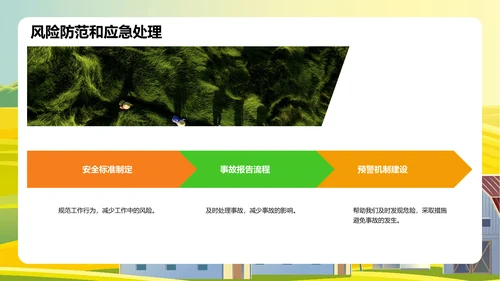 绿色插画林业安全教育培训课件PPT模板