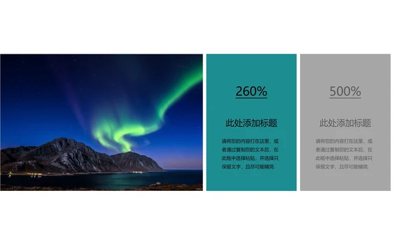 青色渐变科技引领未来汇报PPT模板