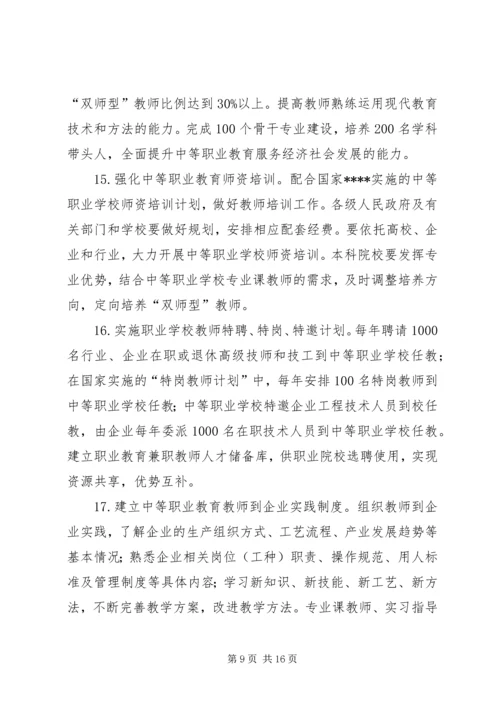 职业教育发展计划.docx