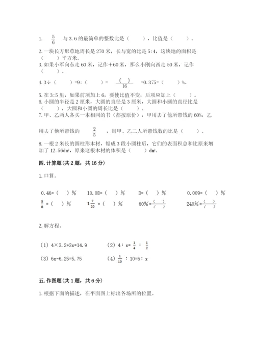 人教版六年级下册数学期末测试卷【考点提分】.docx