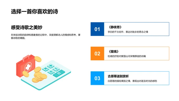 文学课堂诗歌深度解析PPT模板