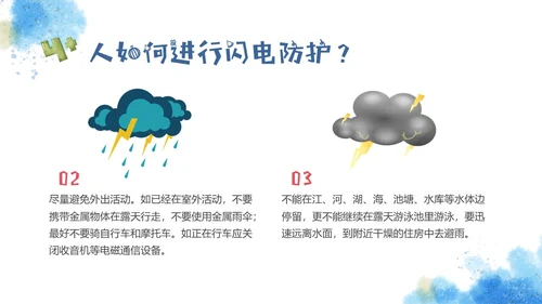 红蓝手绘风格趣味科普小讲堂主题班会PPT课件