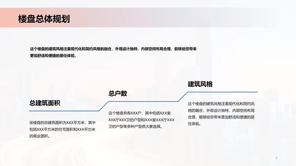 紫色商务地产行业楼盘发布会PPT模板