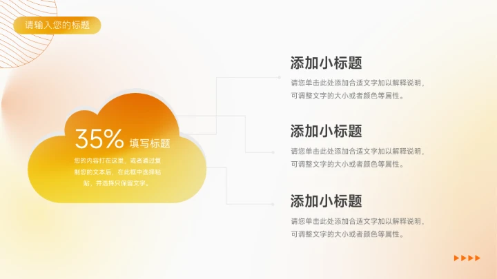 黄色弥散渐变创意项目策划PPT模板