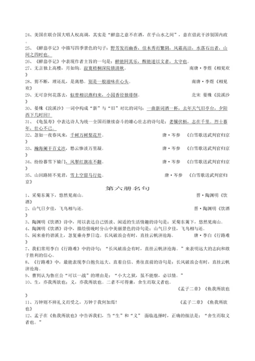 2022—初中语文古诗文名句汇编doc初中语文.docx