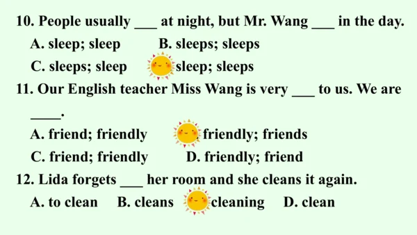 【优质课件】人教新目标（Go for it） 七年级下 Review of Units 5—6复习课