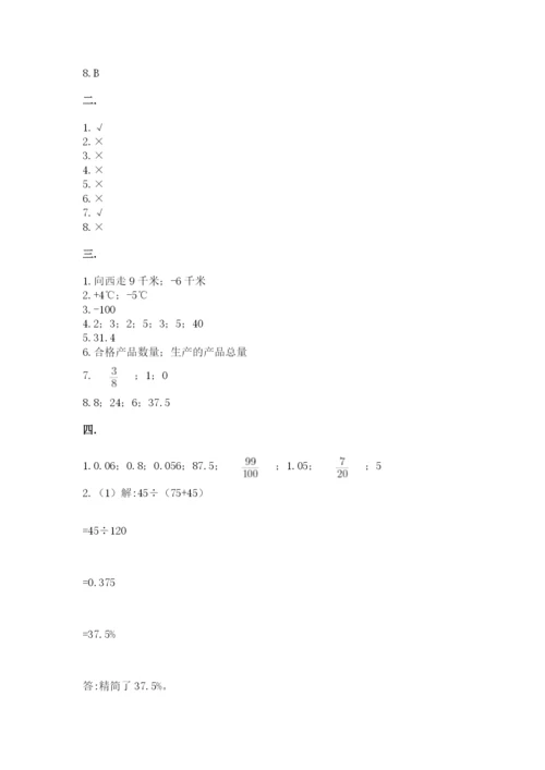 山东省济南市外国语学校小升初数学试卷审定版.docx