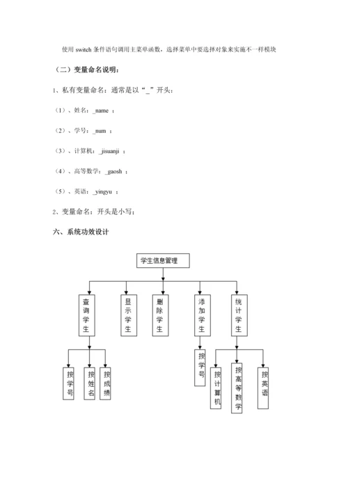 Java综合项目学生信息标准管理系统.docx