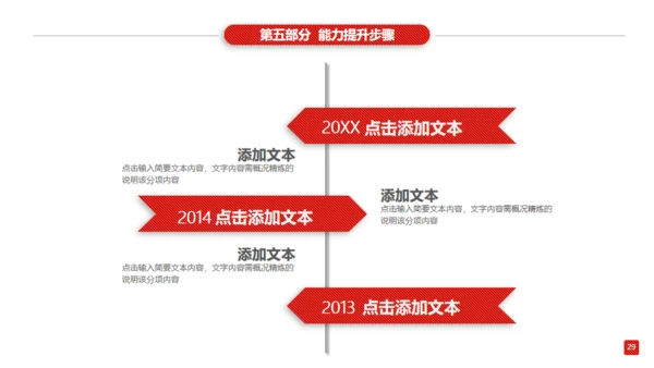 红色大气商务工作汇报通用PPT模板