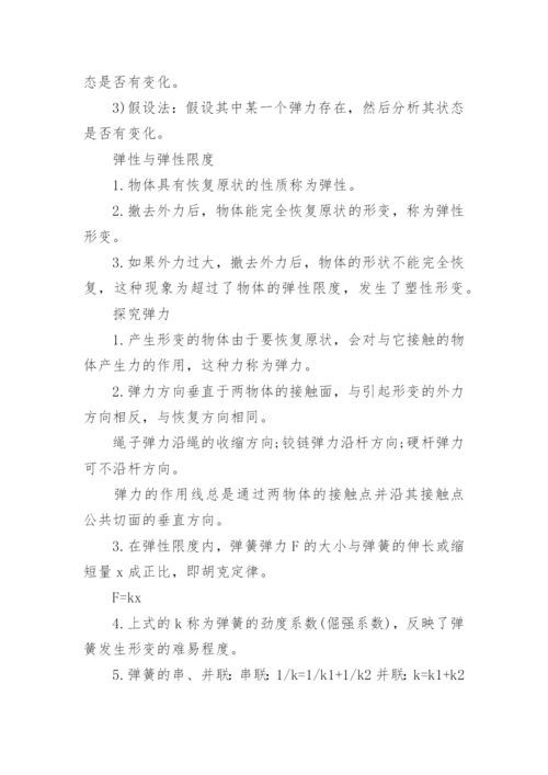 高一物理必修一知识点总结.docx