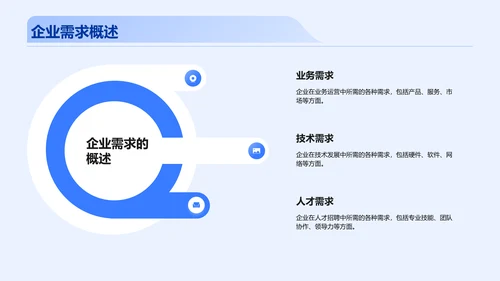 蓝色创意招聘攻略吸引人才PPT模板