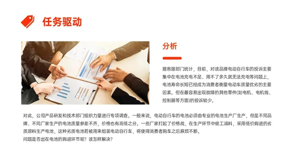 橙红色简约形状采购风险控制培训PPT课件