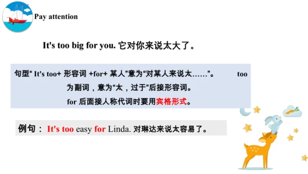 Module 5 Unit 2 It's too big for you 课件(共40张PPT)