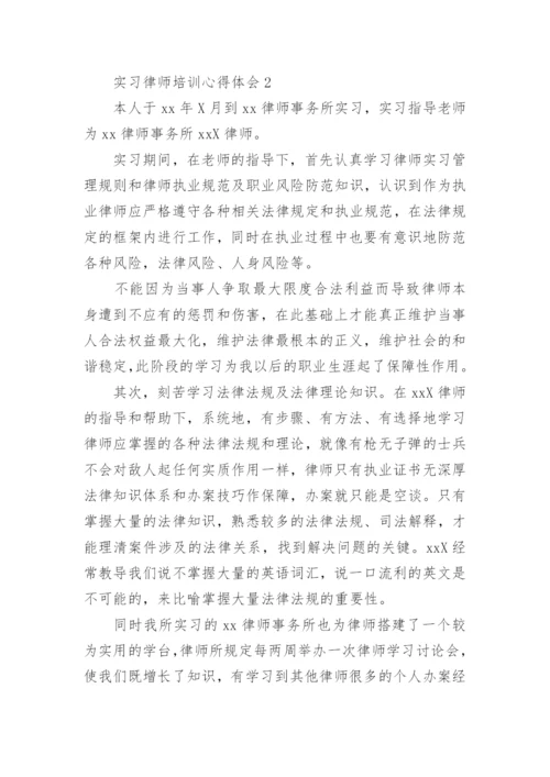 实习律师培训心得体会.docx