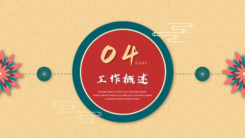 新梦想新征程中式年终总结新年计划通用PPT