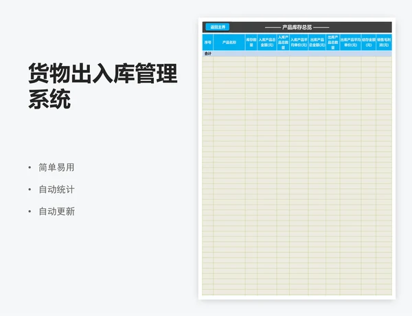 货物出入库管理系统