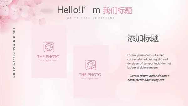 粉色唯美彩妆纹绣动态PPT