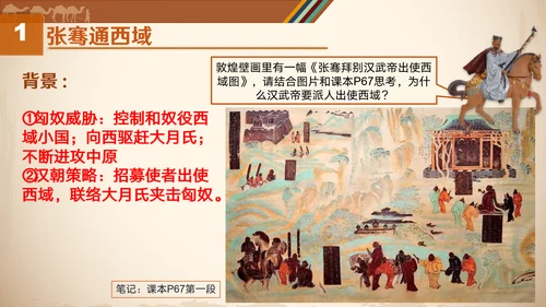 沟通中外文明丝绸之路ppt模板
