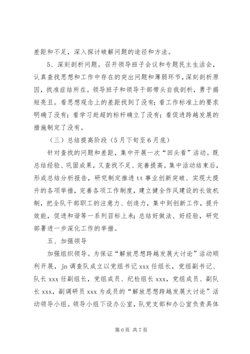 解放思想跨越发展大讨论活动方案.docx