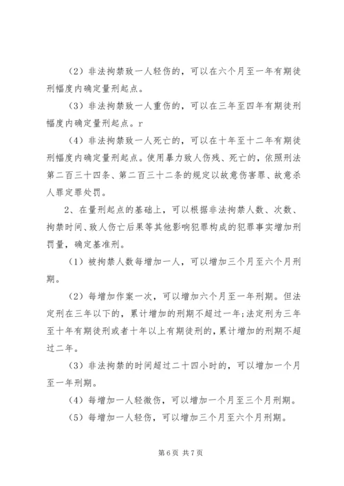 人民法院量刑指导意见实施细则.docx