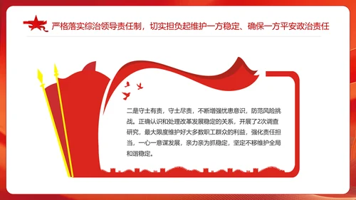 领导班子一岗双责履职情况工作报告PPT