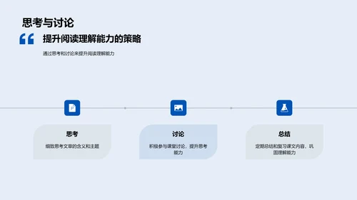 课文理解技巧PPT模板