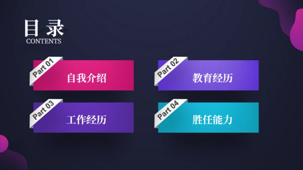 职业经理人岗位竞聘通用PPT模板