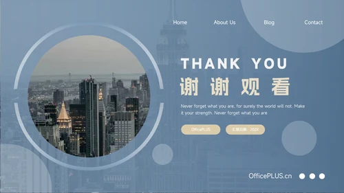 蓝金稳重大气创业融资计划书PPT模板