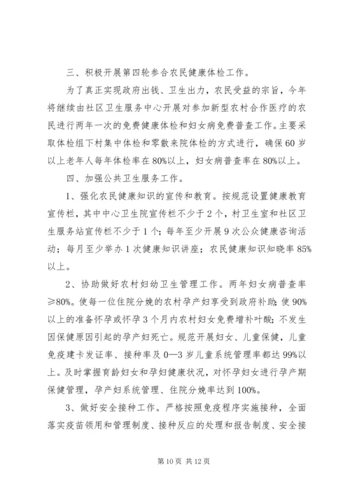 社区公共卫生管理工作计划.docx