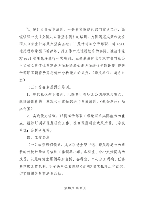 统计局：建设学习型统计机构工作心得.docx