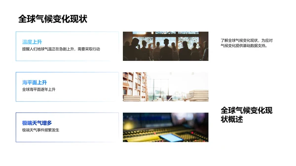 气候变化与大雪PPT模板