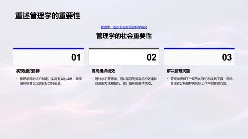 管理学基础讲座PPT模板