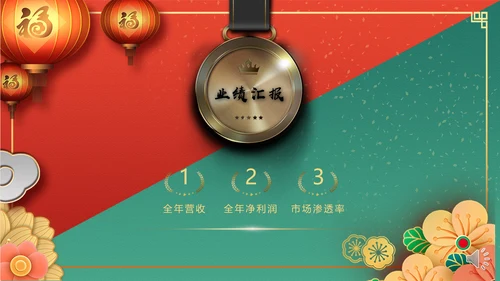 新年春节牛年过年新春通用PPT模板