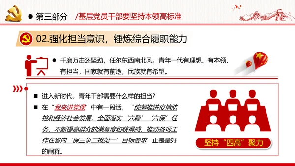 2020年党建微党课主题教育基层干部党员培训党政支部团委学习